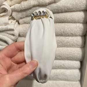 White Glam Headband
